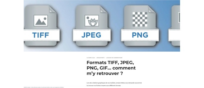 Formats TIFF, JPEG, PNG, GIF… comment m’y retrouver ?